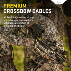 TenPoint Nitro 505 cables with maintenance lubrication for longer string life.