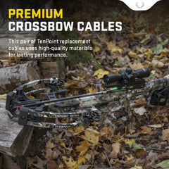 TenPoint Turbo X cables pair designed for lasting life and consistent draw cycle.