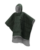 Tentock wearable blanket hooded poncho for hands-free warmth at events.