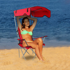 TeqHome adjustable sunshade canopy lets you direct shade where needed.