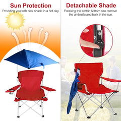 TeqHome Beach Chair breathable mesh seat for cooling comfort