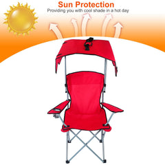 TeqHome foldable chair compact storage for easy transport