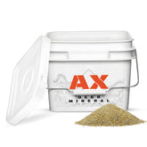 Terra AX Deer Mineral bottle supports potential antler growth and health.