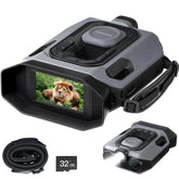 Teslong night vision goggles front view highlight compact design for outdoor exploration.