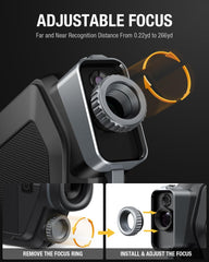 Teslong thermal monocular big-screen display enables easy detail in low light