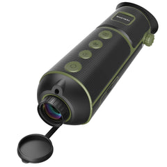 Teslong thermal monocular front view showing a compact, portable design for on-the-go scouting