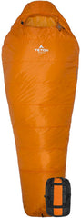 Teton Altos-S 0 Degree sleeping bag folded in its stuff sack for easy transport.