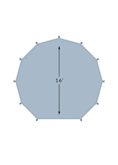 TETON Sierra footprint is a compact, durable tarp for easy setup and lasting protection