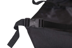 Teton Sports cot organizer pockets and fleece-lined sunglasses compartment for easy access.