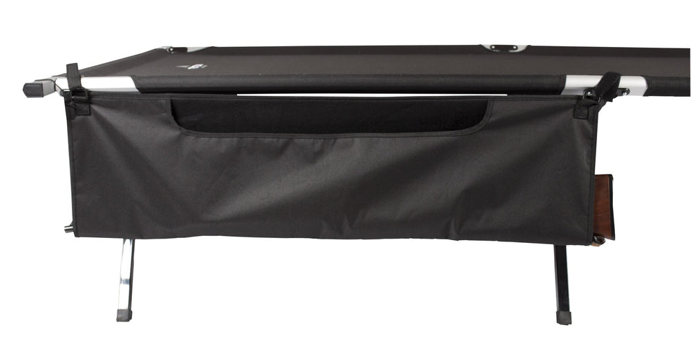 TETON Sports cot gun sleeve with top vent keeps gear accessible and off the ground.