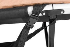 Teton Sports extra-large cot organizer stores books, toiletries, snacks, and sunglasses neatly.