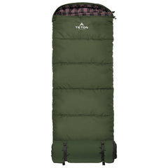TETON Sports Junior 0 Degree sleeping bag front view, cozy kids camping warmth.