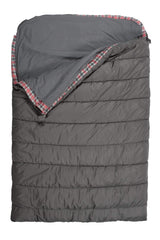 Teton Sports Mammoth liner inside sleeping bag showing extra warmth.