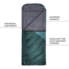 TETON Junior hood detail keeps a child warm at night.