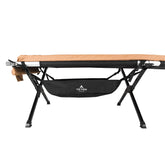 Teton Sports under-cot storage hammock keeps gear off the ground and within reach.