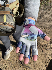 Teton Sports Trout Series brook pattern gloves ideal for long fishing trips.