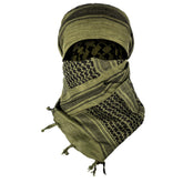 Texas Bushcraft Shemagh desert scarf protects from dust and sun outdoors