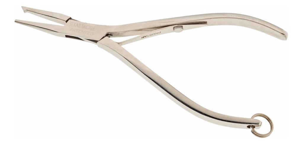Texas Tackle 30102 executive split fishing pliers for on-site adjustments.