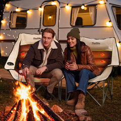 Thallike graphene heating film heats the seat and backrest for consistent warmth.