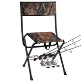 Thallike padded folding fishing chair seat offers all-day comfort by water
