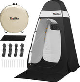 Thallike upgrade pop-up privacy tent with roof attachment for rain protection