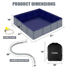 Thallike upgraded drainage system displays flexible PVC pipes for simple water management.