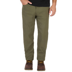 The American Outdoorsman hiking pants with water-resistant shell for damp trails.