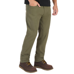 The American Outdoorsman men's 5-pocket stretch nylon pants side-pocket detail shows organized storage