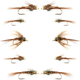 The Fly Fishing Place bead-head pheasant tail nymph close-up for trout