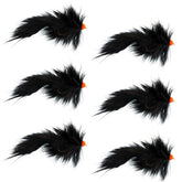 The Fly Fishing Place Black Egg Sucking Leech Bunny Fly, ideal for bass and big trout.