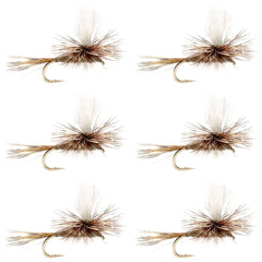 The Fly Fishing Place calf-tail parachute Adams dry fly size 12, high visibility post.