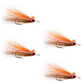 The Fly Fishing Place Clousers Deep Minnow brown orange sunfish lure, ideal for sunfish angling.