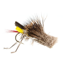 The Fly Fishing Place Daves Hopper on water shows buoyant unsinkable foam for surface action
