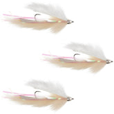 The Fly Fishing Place Dolly Llama Stinger 3-pack showcases three versatile big-fish flies for trout, salmon, and steelhead.