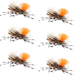 The Fly Fishing Place Feth Hopper tan foam body boosts high visibility for quick strikes.