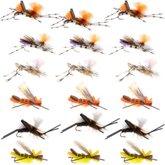 The Fly Fishing Place foam hopper dry fly pattern for easy water visibility.