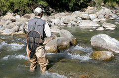 The Fly Fishing Place Griffiths Gnat set of six flies on rack, versatile for stillwater trout.
