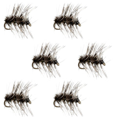 The Fly Fishing Place Griffiths Gnat dry fly set size 20 for trout fishing