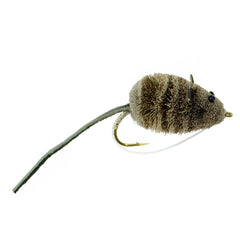 Close-up of the deer hair mouse detailing and premium materials used for durable, lifelike movement