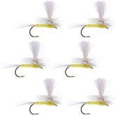 The Fly Fishing Place Parachute PMD close-up showing premium hackle for precise dry fly presentation.