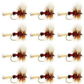 The Fly Fishing Place Royal Wulff Classic dry fly size 12 ready for trout dry fly fishing.