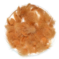 The Fly Fishing Place CDC Oiler Puffs Ginger for natural tones in imitations.