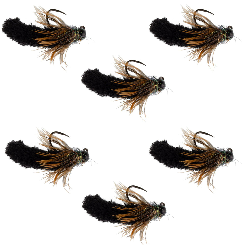 The Fly Fishing Place tungsten bead mop fly for deep-water nymphing.