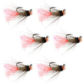 The Fly Fishing Place Tasmanian Devil jig with tungsten bead excels in deep, fast-water nymphing.
