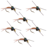 The Fly Fishing Place tungsten bead head nymph with rubber legs for deep-water presentation.