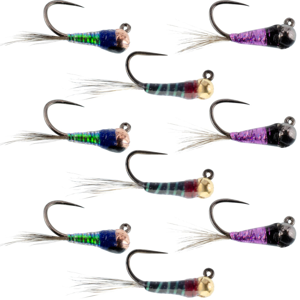 The Fly Fishing Place Perdigon gasolina tungsten bead nymph sinking fast for deep water