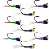 The Fly Fishing Place Perdigon gasolina tungsten bead nymph sinking fast for deep water