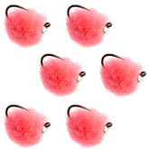 The Fly Fishing Place tungsten bead euro jig front view highlights deep-water nymphing potential.