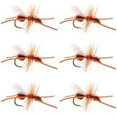 The Fly Fishing Place Turcks Power Ant cinnamon rubber legs dry flies set for trout