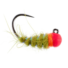 The Fly Fishing Place Walt's Worm nymph jig head improving hookups in fast water.